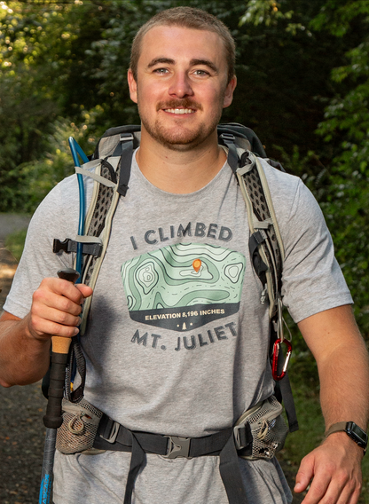 The Climb Mt. Juliet Map Tee