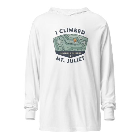 I Climbed Mt. Juliet Hooded Map Tee