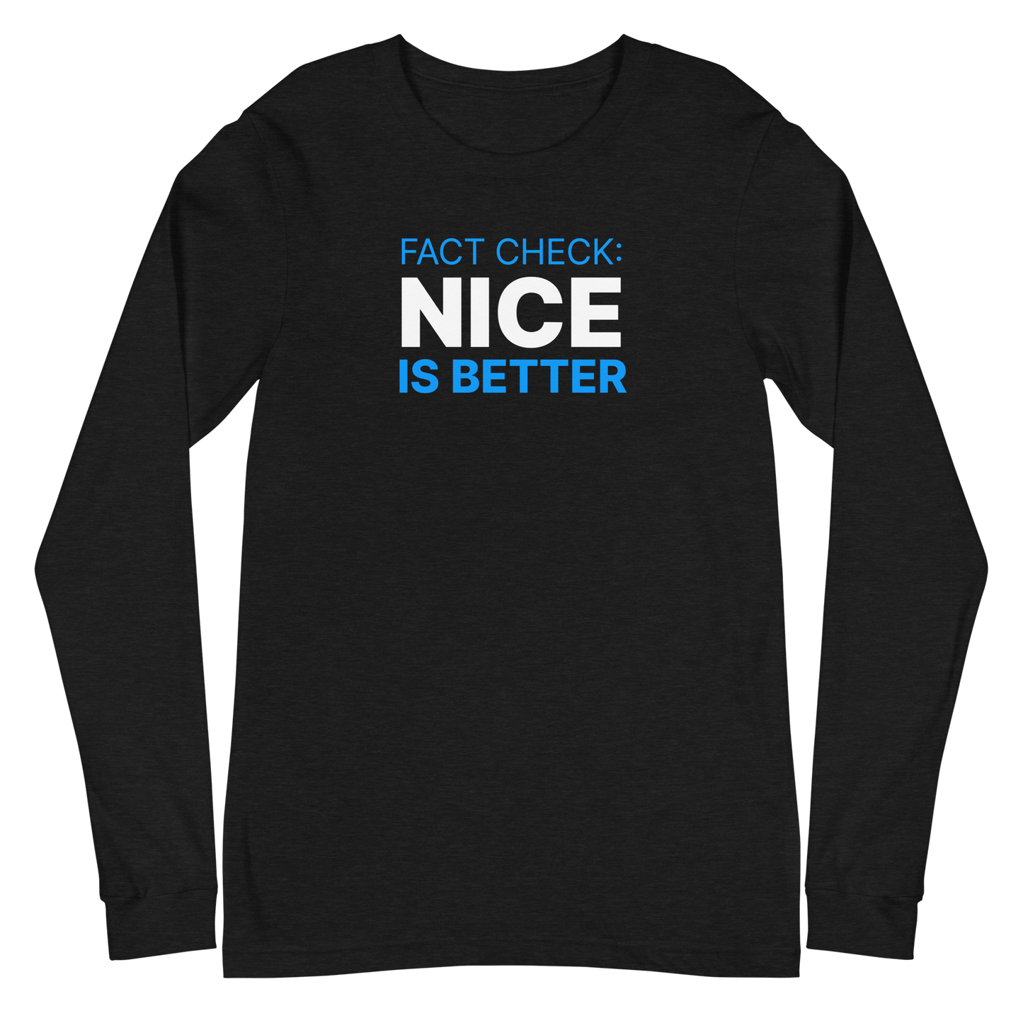 Fact Check Unisex Long Sleeve Tee