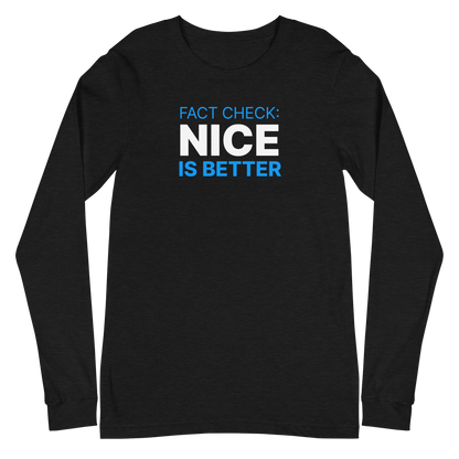 Fact Check Unisex Long Sleeve Tee