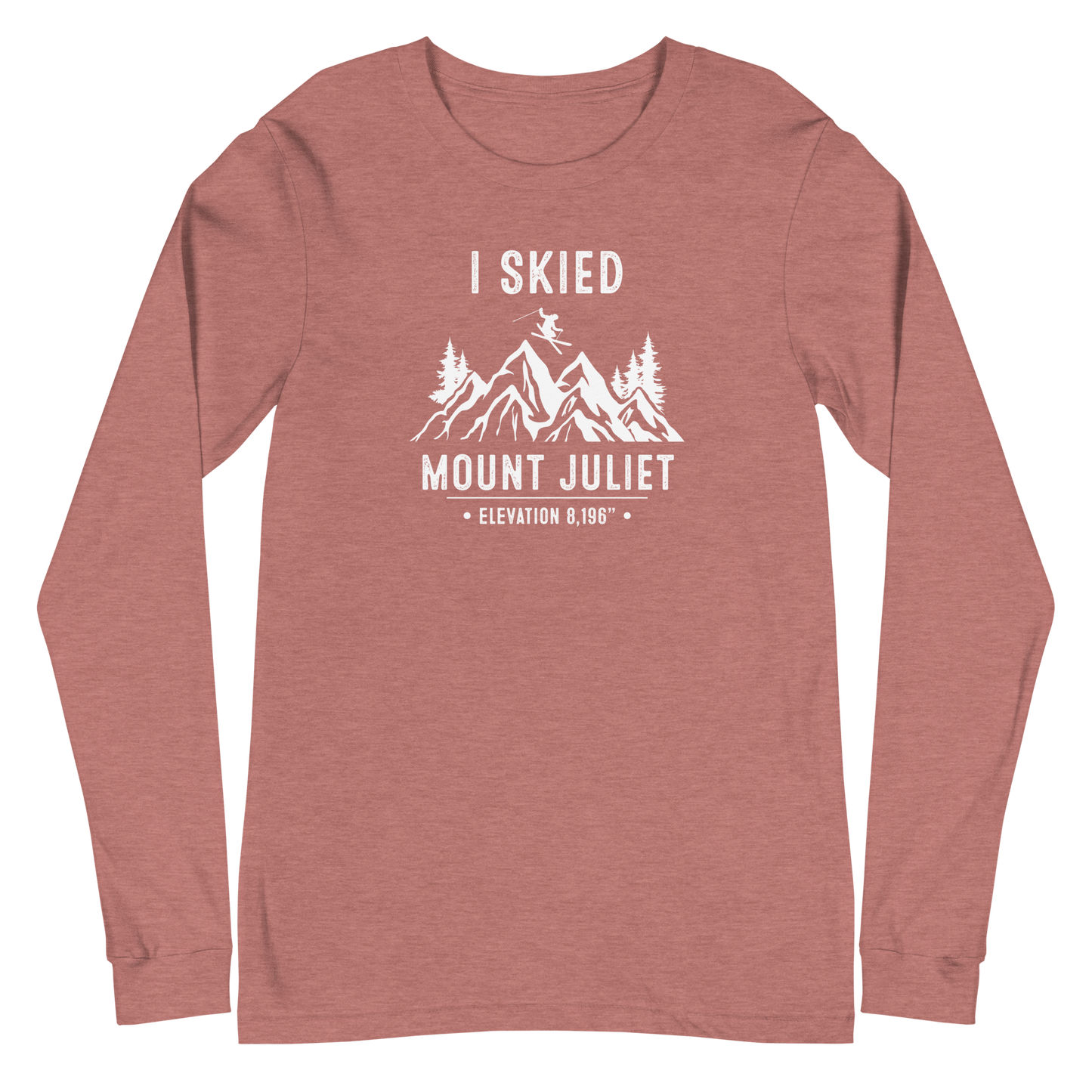 I Skied Mount Juliet Original Unisex Long Sleeve Tee