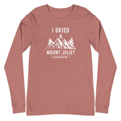 I Skied Mount Juliet Original Unisex Long Sleeve Tee