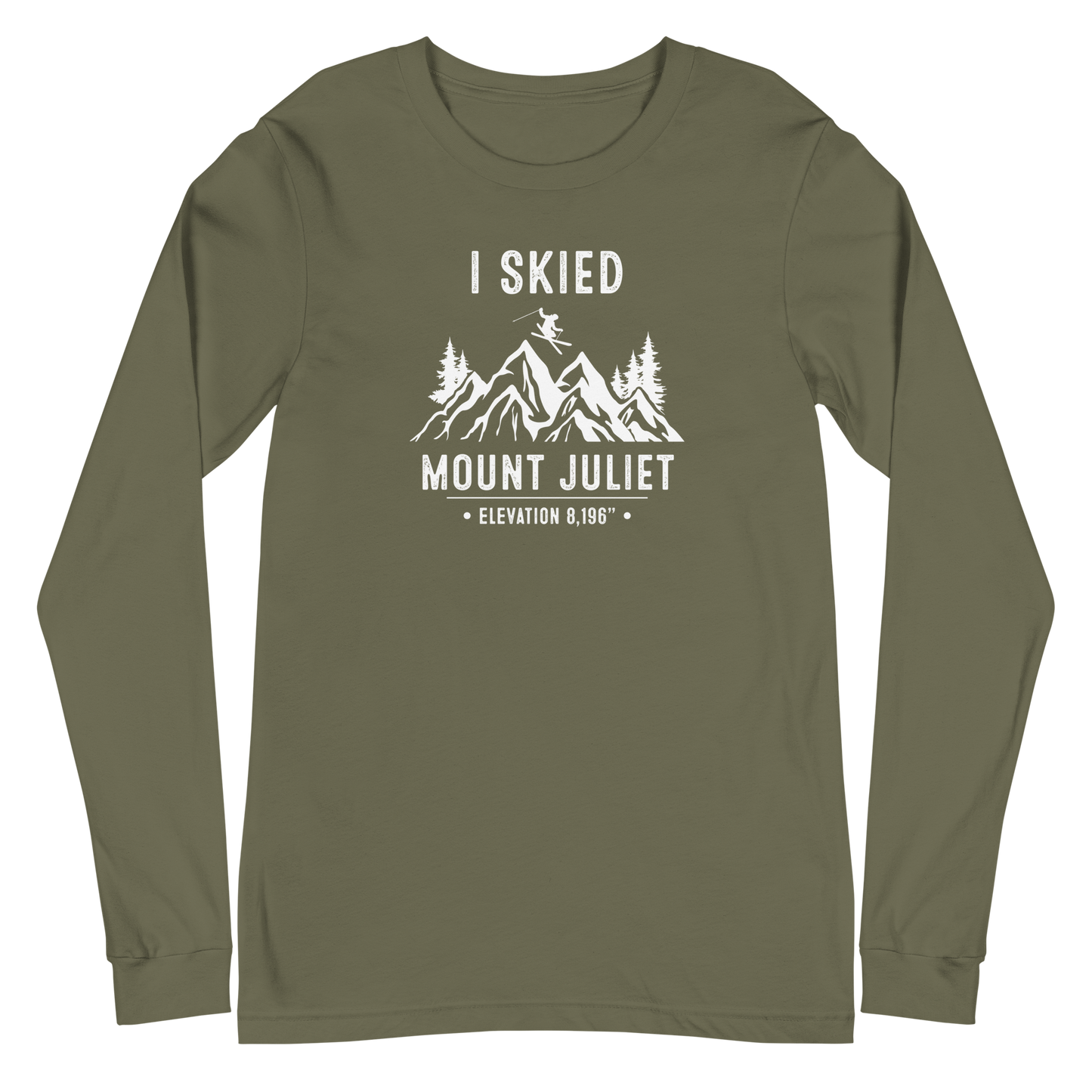 I Skied Mount Juliet Original Unisex Long Sleeve Tee