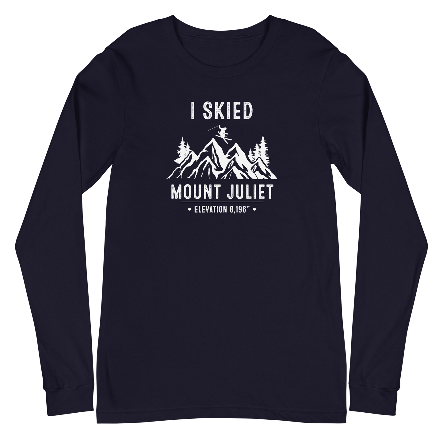 I Skied Mount Juliet Original Unisex Long Sleeve Tee