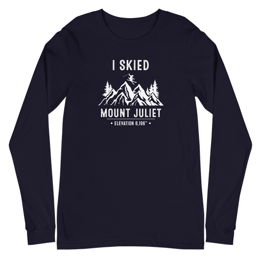 I Skied Mount Juliet Original Unisex Long Sleeve Tee