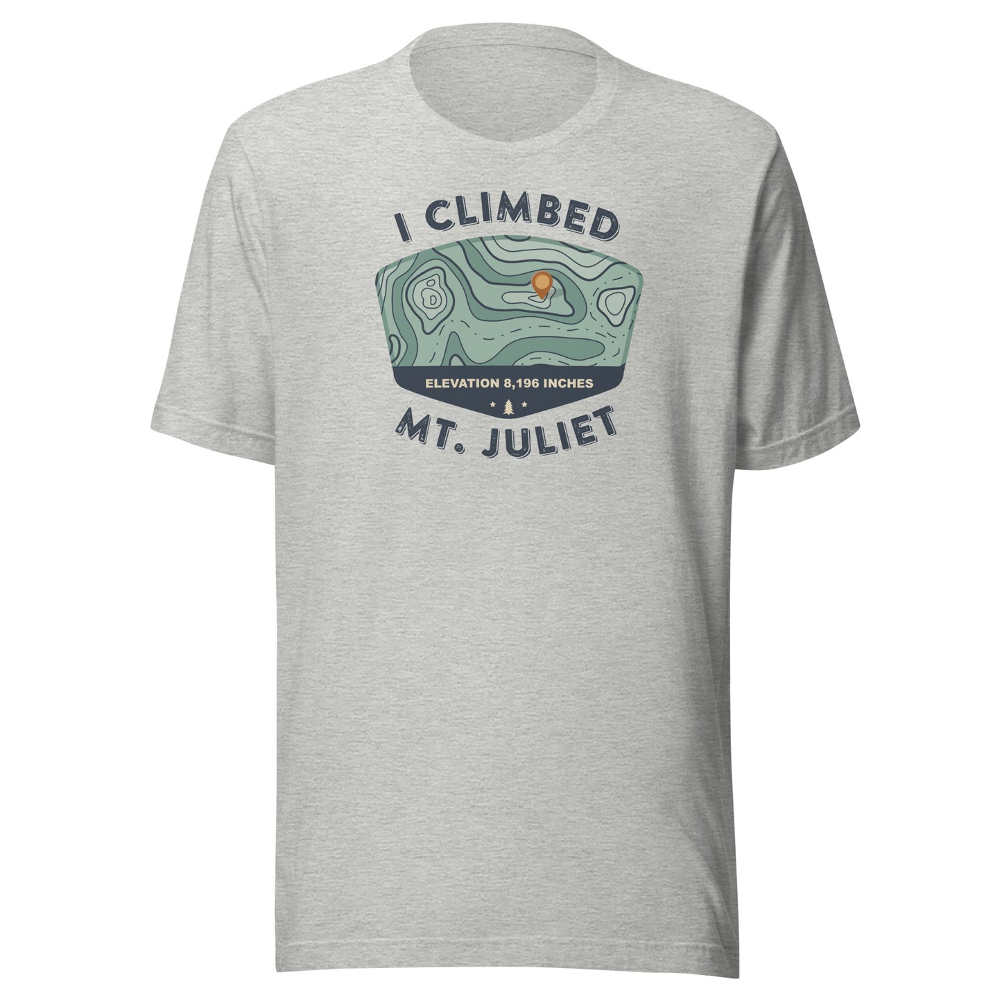 The Climb Mt. Juliet Map Tee