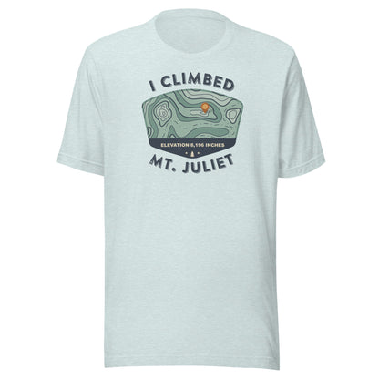 The Climb Mt. Juliet Map Tee