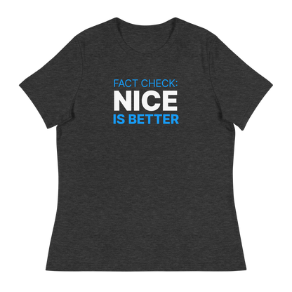 Fact Check Women's Relaxed T-Shirt