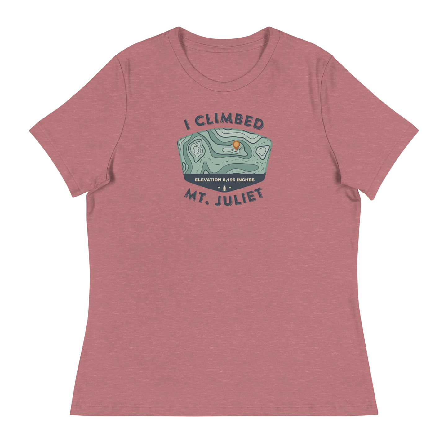 Women's Climb Mt. Juliet Map Tee