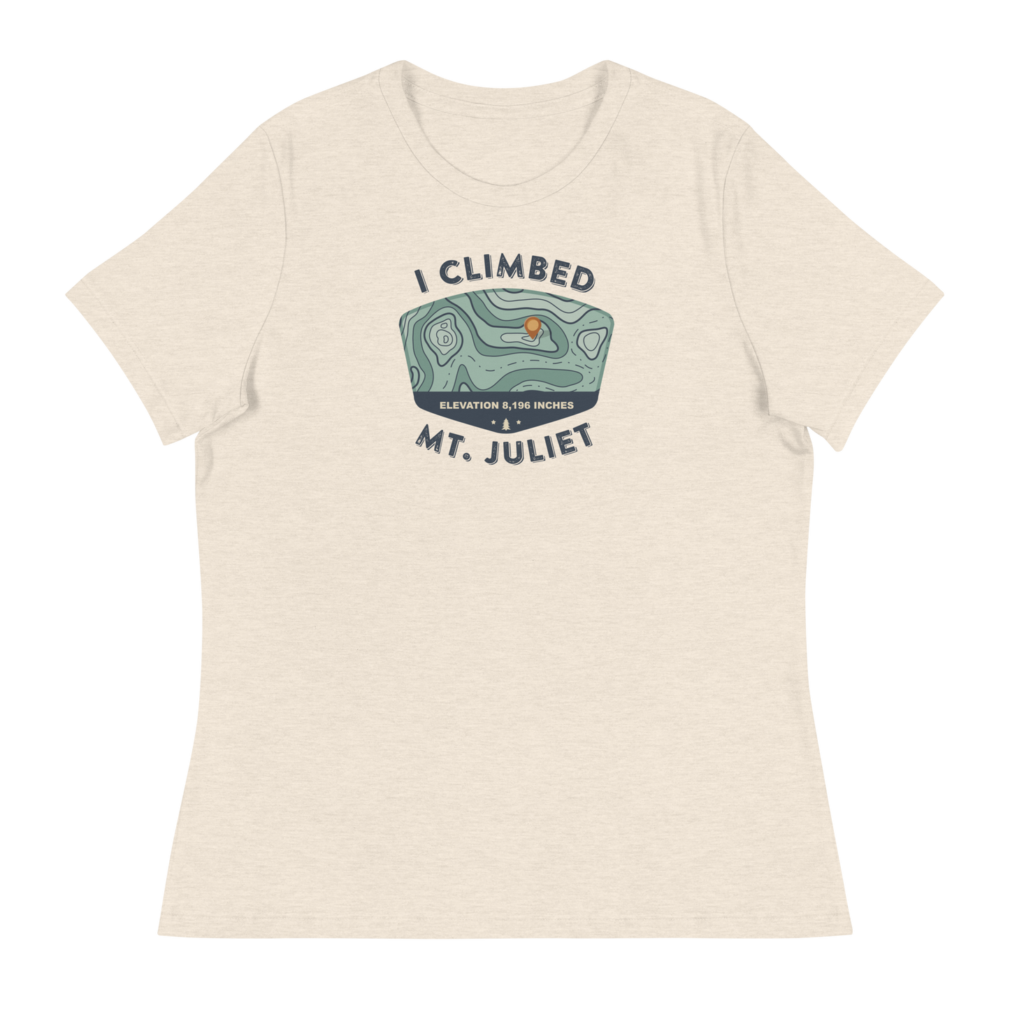 Women's Climb Mt. Juliet Map Tee