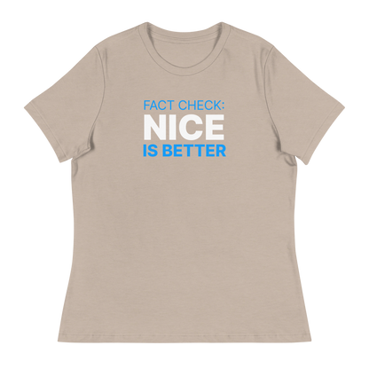 Fact Check Women's Relaxed T-Shirt