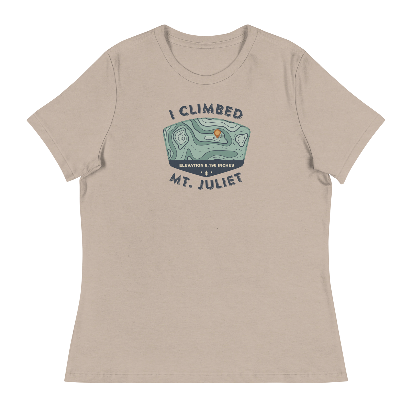 Women's Climb Mt. Juliet Map Tee